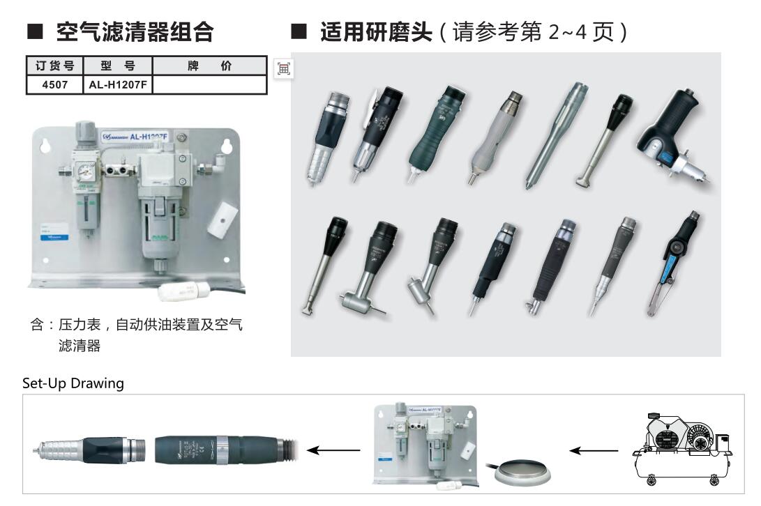 氣動打磨機空氣過濾器